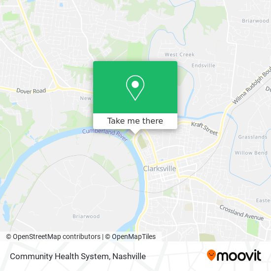 Mapa de Community Health System