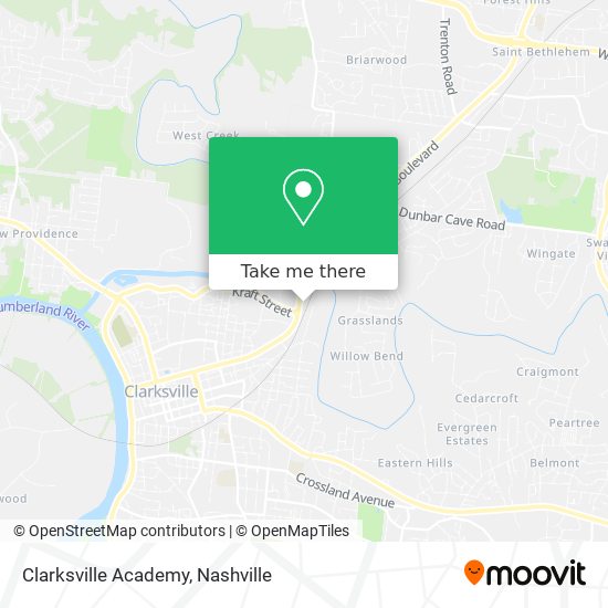 Mapa de Clarksville Academy