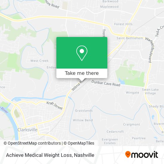 Achieve Medical Weight Loss map