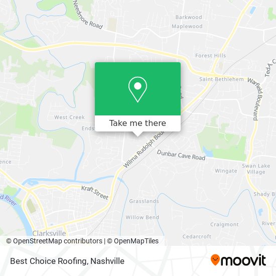 Mapa de Best Choice Roofing