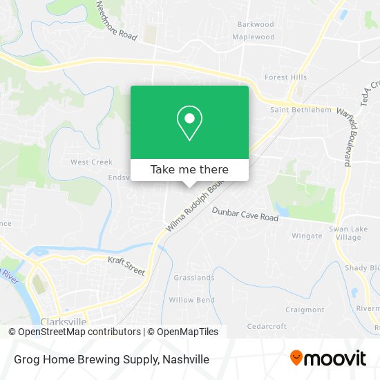 Grog Home Brewing Supply map