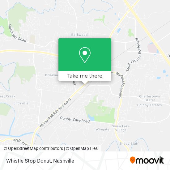 Mapa de Whistle Stop Donut