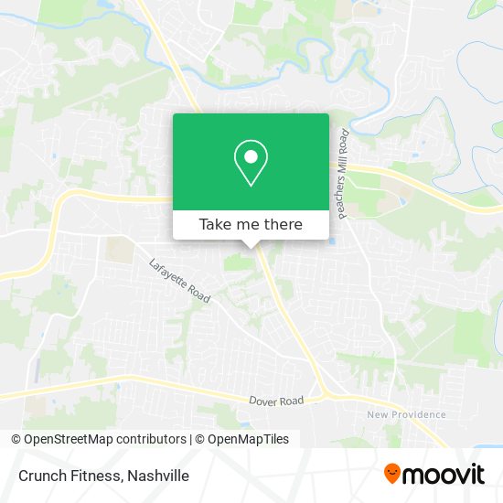 Mapa de Crunch Fitness