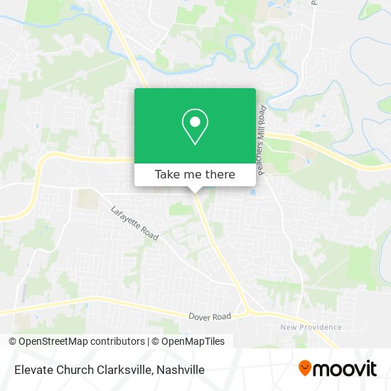 Mapa de Elevate Church Clarksville