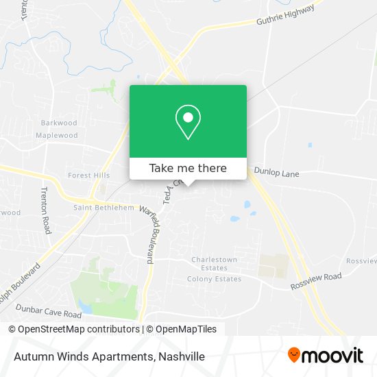 Autumn Winds Apartments map