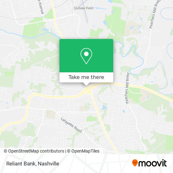 Mapa de Reliant Bank