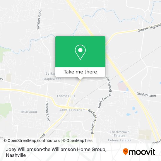 Joey Williamson-the Williamson Home Group map