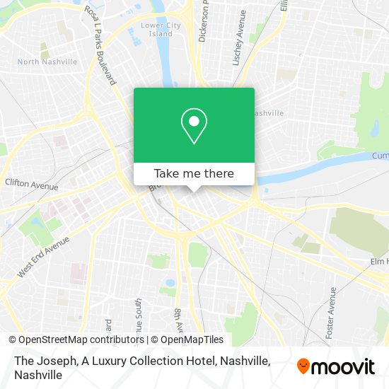 The Joseph, A Luxury Collection Hotel, Nashville map