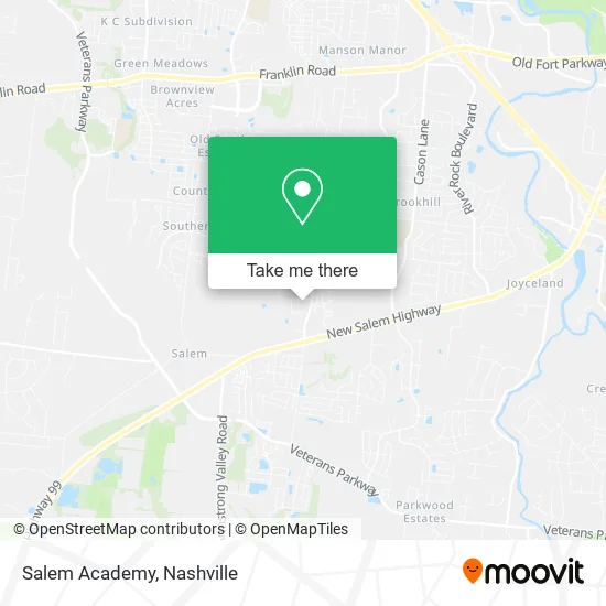 Salem Academy map