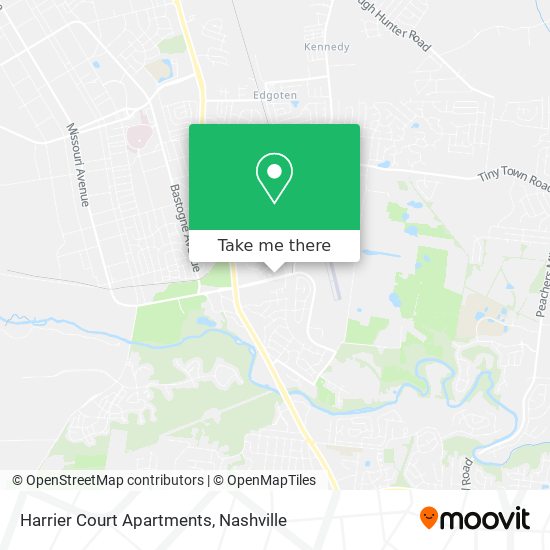 Mapa de Harrier Court Apartments