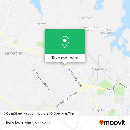 Mapa de Joe's Kwik Mart