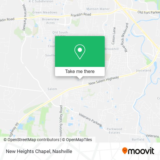 Mapa de New Heights Chapel
