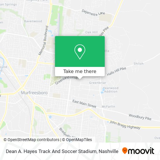 Dean A. Hayes Track And Soccer Stadium map