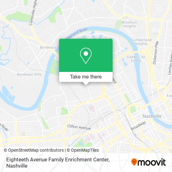 Mapa de Eighteeth Avenue Family Enrichment Center