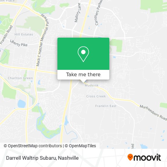 Darrell Waltrip Subaru map