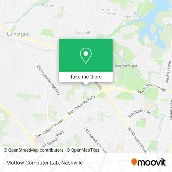 Motlow Computer Lab map