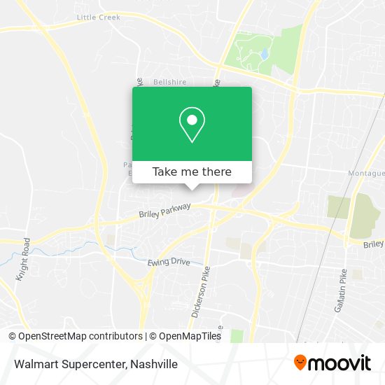 Mapa de Walmart Supercenter