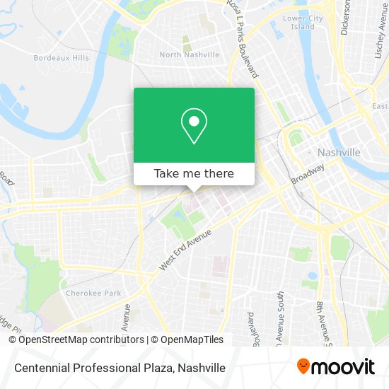 Centennial Professional Plaza map