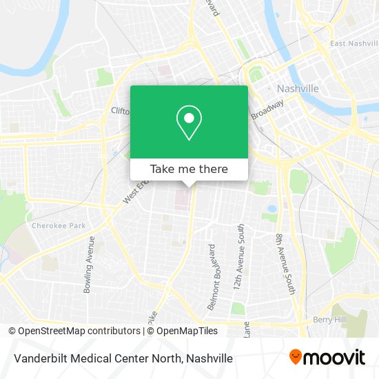 Vanderbilt Medical Center North map