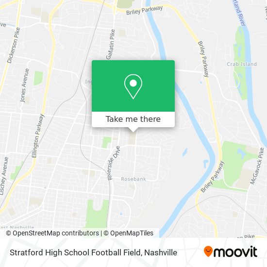 Mapa de Stratford High School Football Field