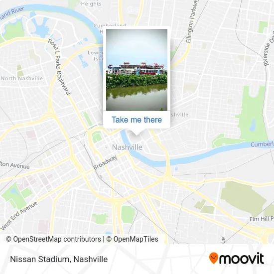 Nissan Stadium map