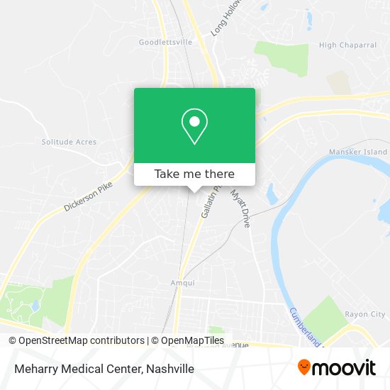 Meharry Medical Center map