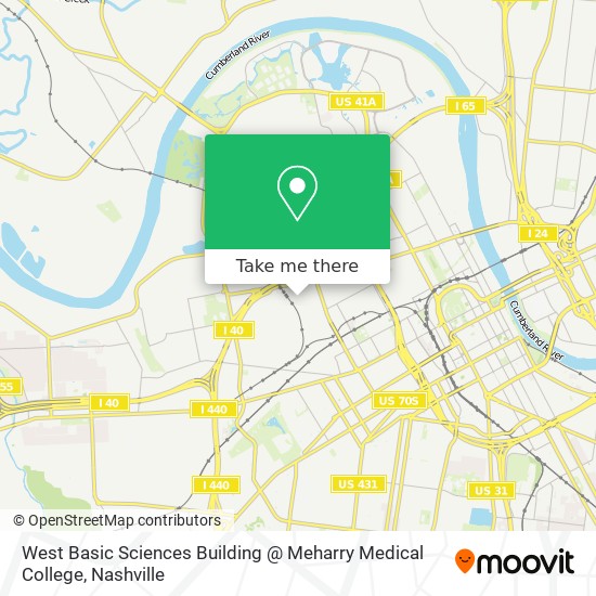 West Basic Sciences Building @ Meharry Medical College map