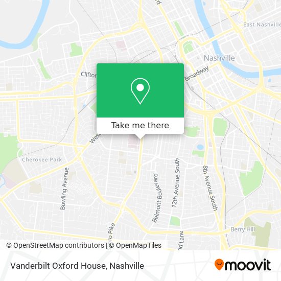 Vanderbilt Oxford House map