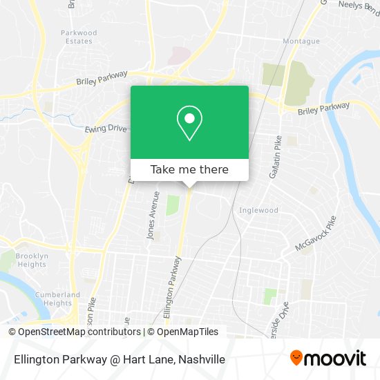 Ellington Parkway @ Hart Lane map