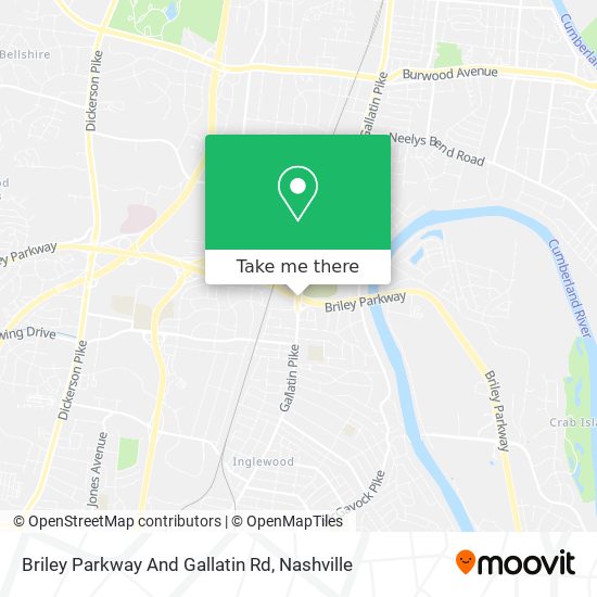 Mapa de Briley Parkway And Gallatin Rd