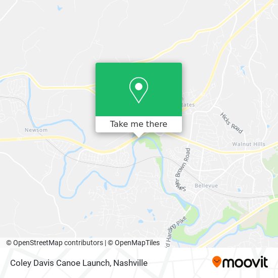 Coley Davis Canoe Launch map