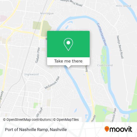 Port of Nashville Ramp map