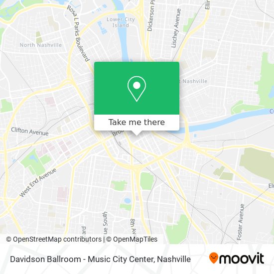 Davidson Ballroom - Music City Center map