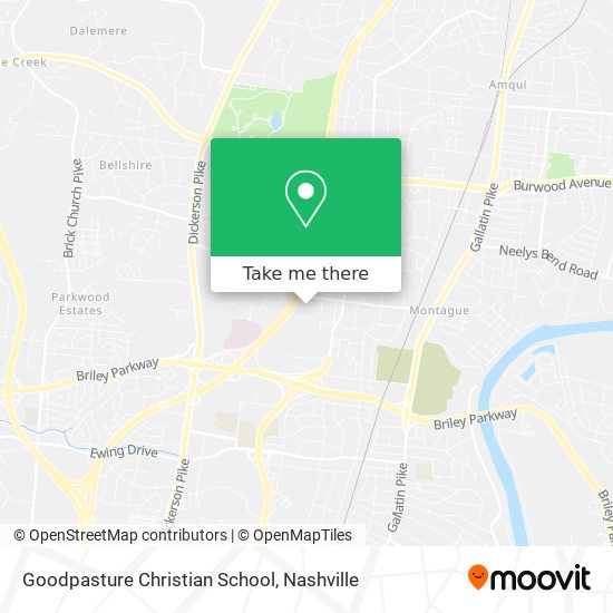 Goodpasture Christian School map