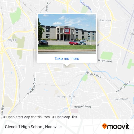 Mapa de Glencliff High School