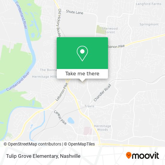 Tulip Grove Elementary map