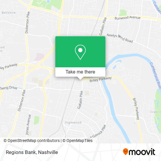 Mapa de Regions Bank