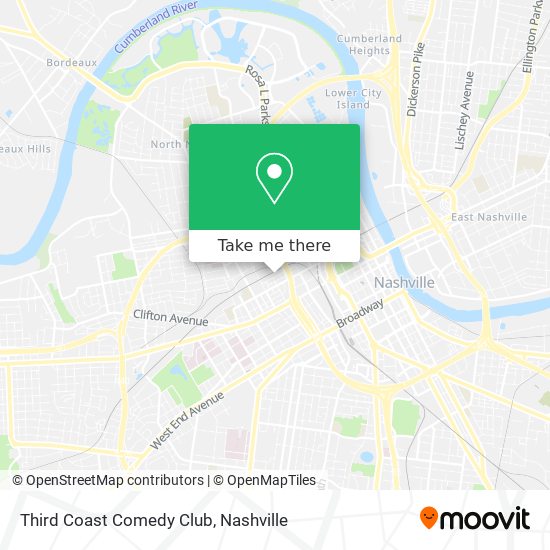 Mapa de Third Coast Comedy Club
