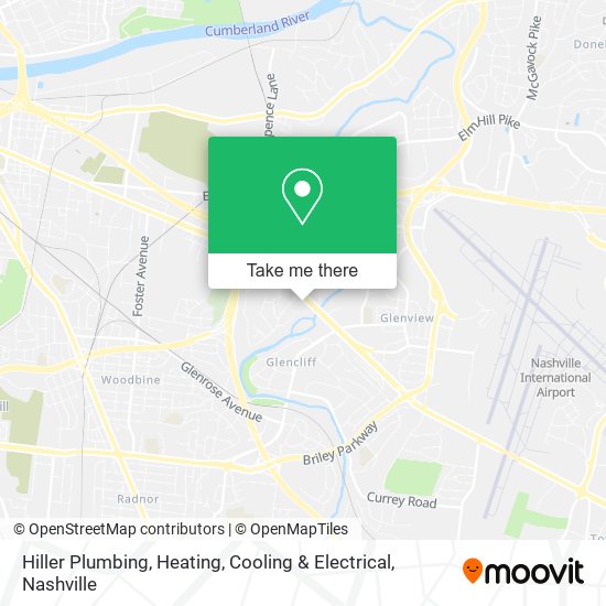 Hiller Plumbing, Heating, Cooling & Electrical map