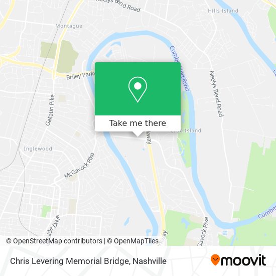 Chris Levering Memorial Bridge map