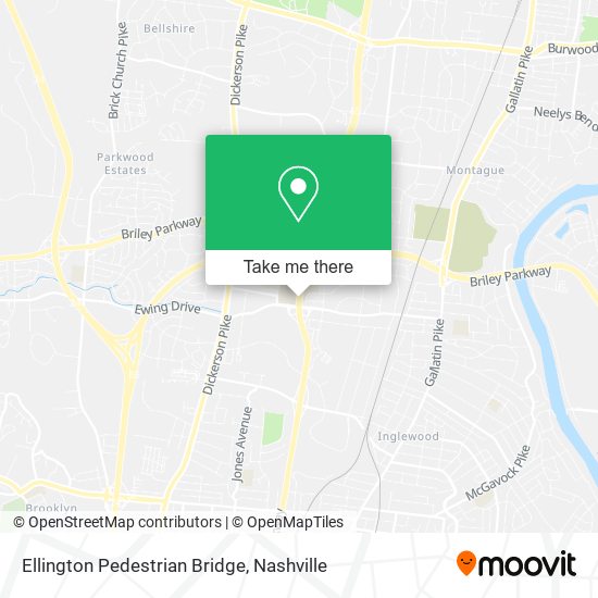 Mapa de Ellington Pedestrian Bridge