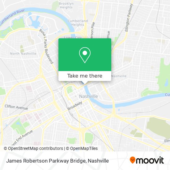 Mapa de James Robertson Parkway Bridge