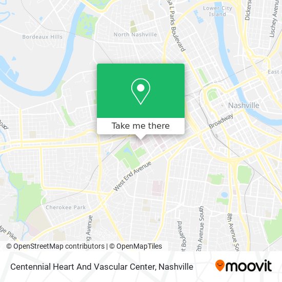 Centennial Heart And Vascular Center map