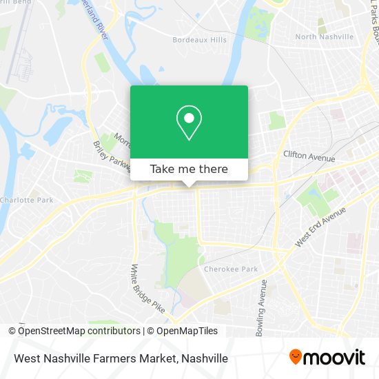 West Nashville Farmers Market map