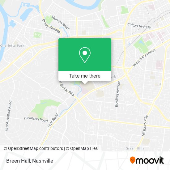 Mapa de Breen Hall