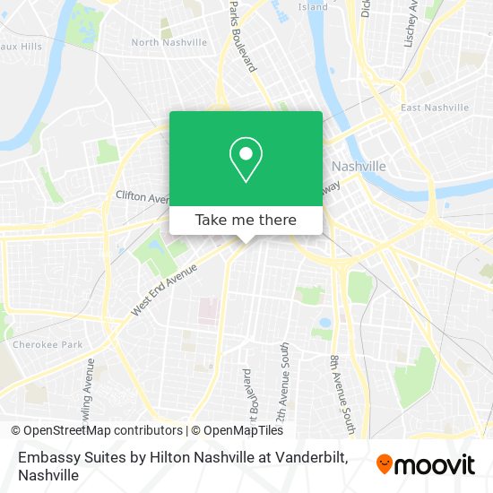 Embassy Suites by Hilton Nashville at Vanderbilt map