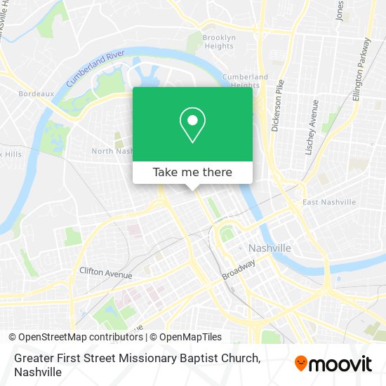 Greater First Street Missionary Baptist Church map