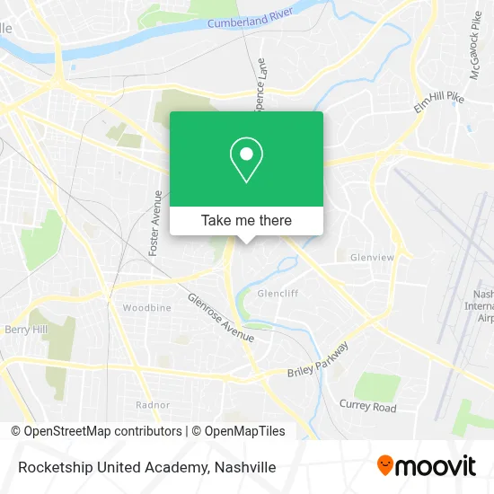 Rocketship United Academy map