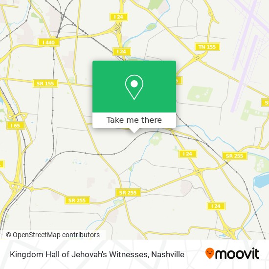 Mapa de Kingdom Hall of Jehovah's Witnesses