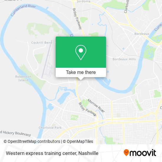 Mapa de Western express training center